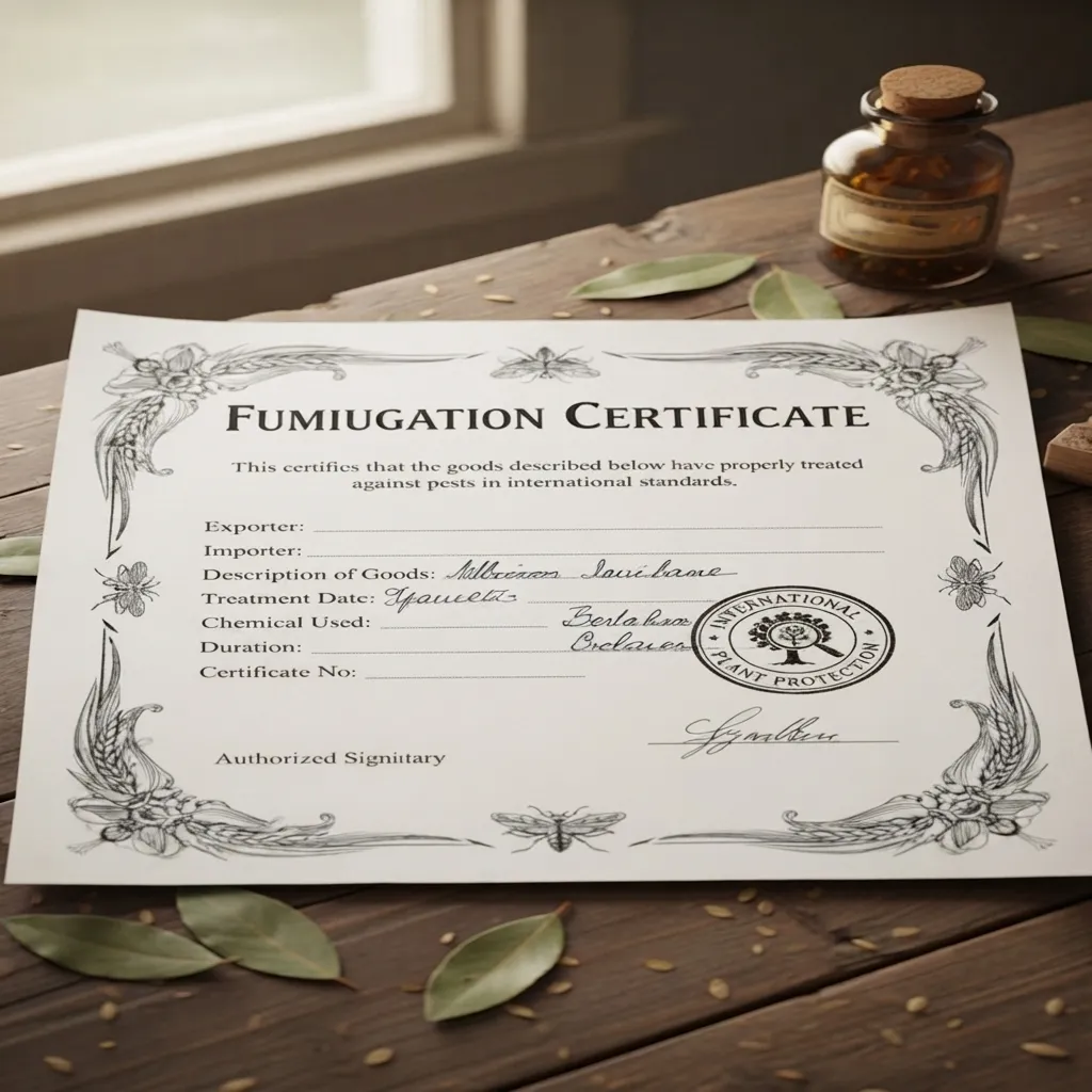 Fumigation Certificate